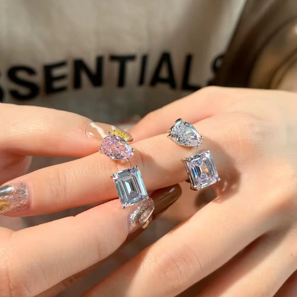 Two Stone Adjustable Ring