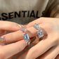 Two Stone Adjustable Ring